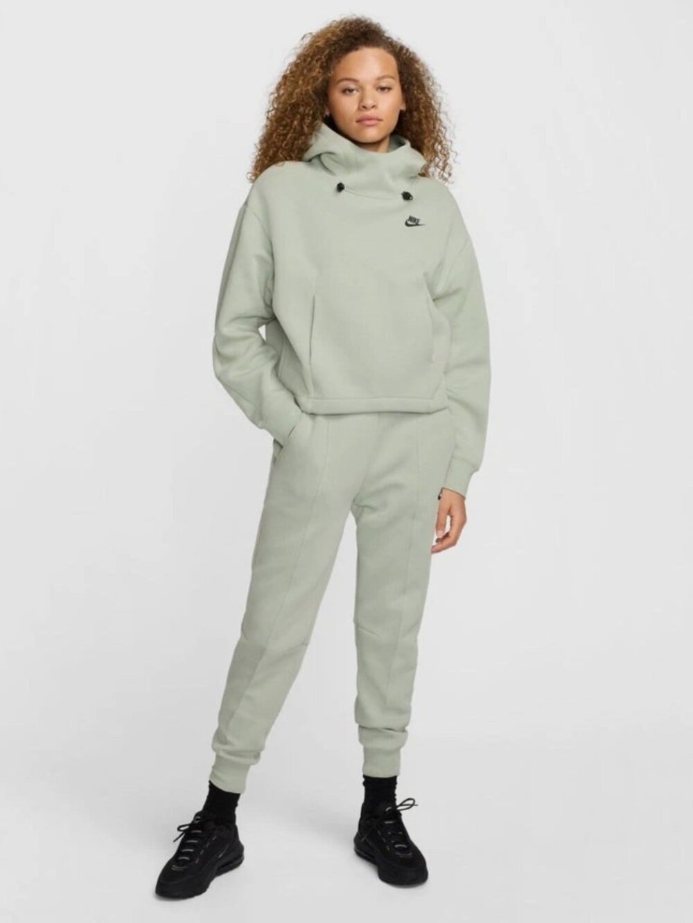 Nike FULL SET Techfleece Oversized Hoodie and Joggers Size M